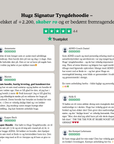Hugz Signatur Tyngdehoodie - BØRN