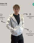 NYHED: Hugz Signatur ZIP Tyngdehoodie™ BØRN (forventet levering: 15-20 okt.)