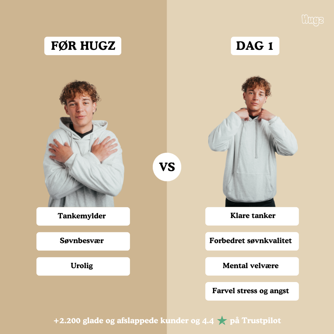 Hugz Tyngde Hoodie - Komfort, ro og hverdagshygge samlet i én trøje