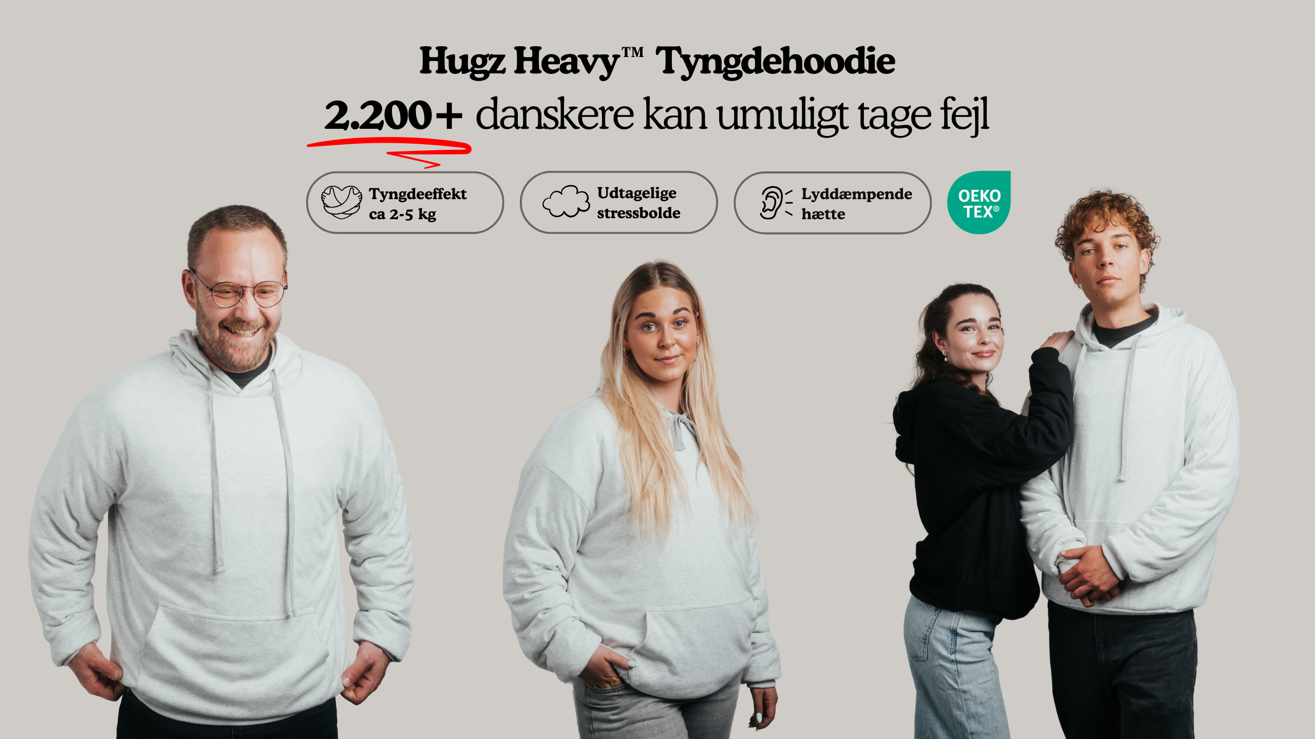 Hugz Heavy Tyngdehoodie™