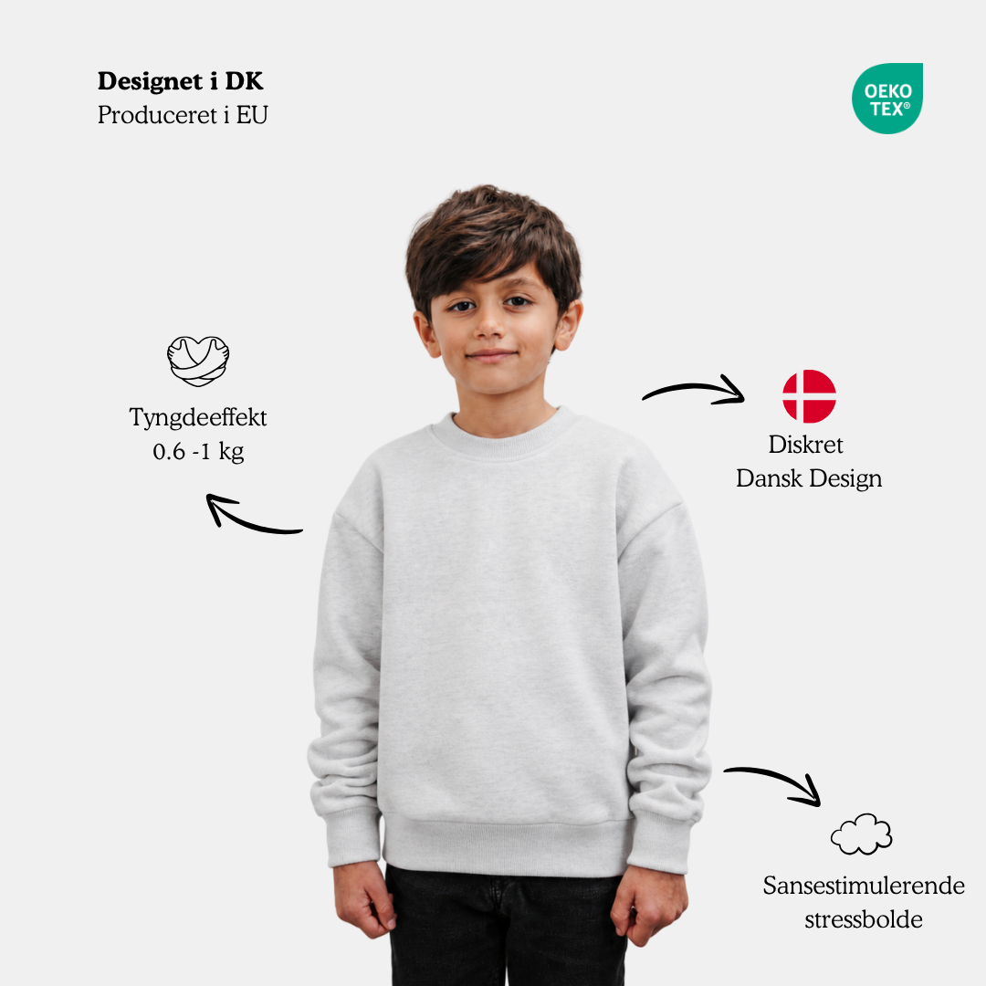 INTROTILBUD: Hugz Sweatshirt Tyngdehoodie™ - BØRN