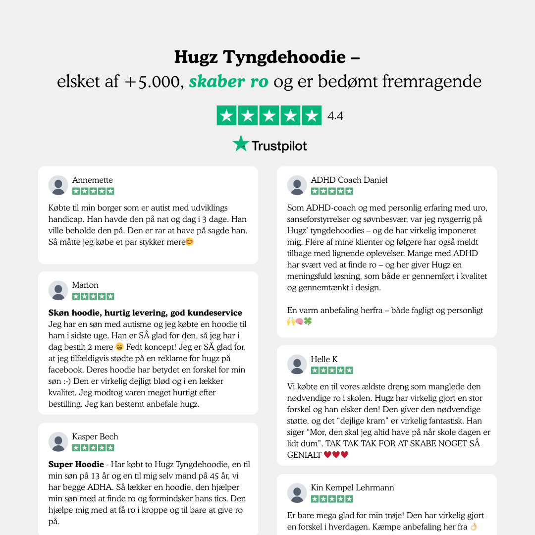 INTROTILBUD: Hugz Sweatshirt Tyngdehoodie™ - BØRN