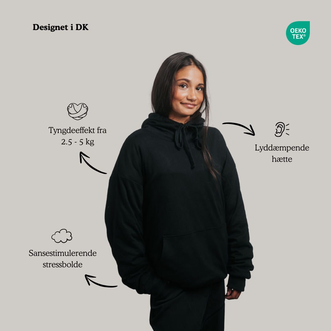 Hugz Heavy Tyngdehoodie™ - BØRN (forventet levering: 15-20 okt.)
